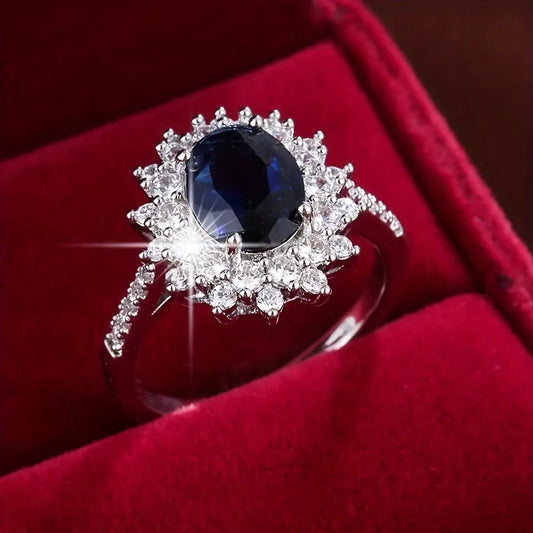 Vionne Saphirae Ring | Weiß Gold